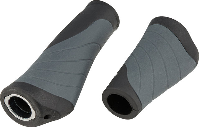 CONTEC Tour Pro Handlebar Grips for Twist Shifters - black-grey/135 mm / 92 mm