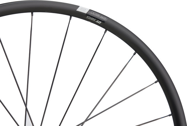 DT Swiss ER 1600 SPLINE 23 Center Lock Disc 28" Wheelset - black/28" set (front 12x100 + rear 12x142) Shimano