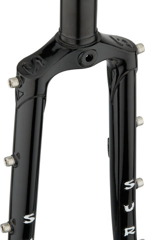 Surly Rigid fork - black/1 1/8"/28"/100 mm/12 mm Thru Axle