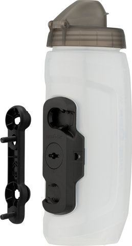 FIDLOCK Sistema de soporte de botella TWIST bike base con botella de agua 590 ml - transparente-blanco/590 