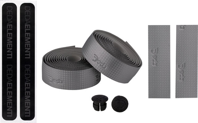 DEDA Handlebar tape - silver-carbon/universal