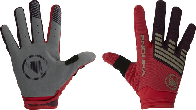 Endura SingleTrack Ganzfinger-Handschuhe - pomegranate/M