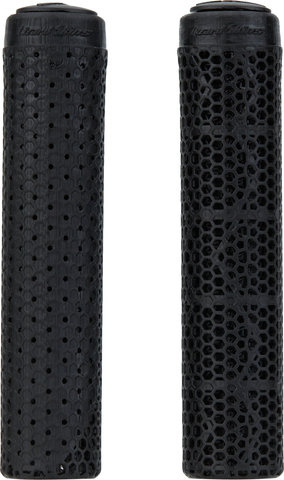 Lizard Skins Poignées de guidon 3DGRP - jet black/133 mm