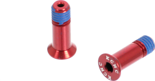 KCNC Screws for derailleur jockey wheel - red/universal