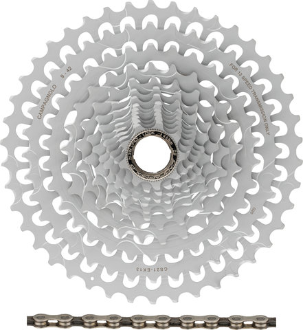 Campagnolo Grupo Ekar 13 velocidades 40 con freno de disco - negro/Campagnolo N3W/9-42/Campagnolo N3W/172,5 mm/sin/sans