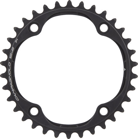 Campagnolo Super Record / Record Chainring 12-speed, 4-arm, 145 mm Bolt Circle - black/34 