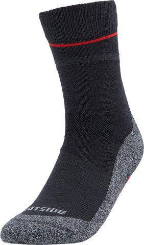 VAUDE Wool Socks Short - grey-melange/42-44