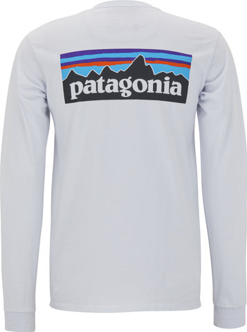 Patagonia P-6 Logo Responsibili-Tee L/S Shirt - white/S