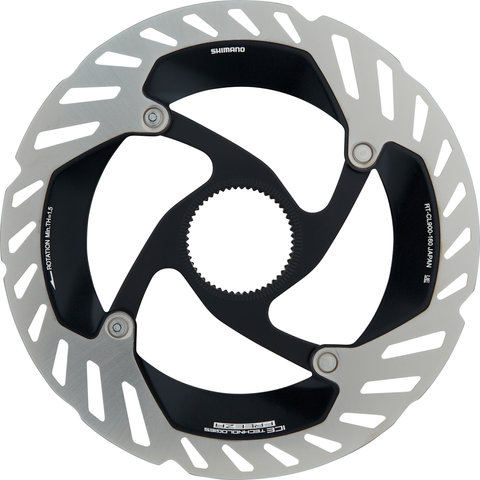 Shimano Bremsscheibe RT-CL900 Center Lock Magnet + Innenverzahnung - schwarz-silber/160 mm
