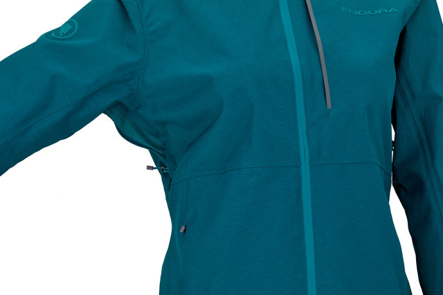 Endura Hummvee Waterproof Hooded Women's Jacket - deep teal/S