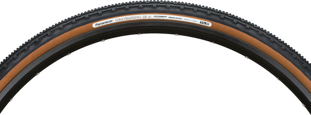 Panaracer GravelKing SK Plus TLC 28" Faltreifen - black-brown/28 "/35 mm/35-622