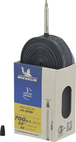 Michelin Cámara de aire A2 Airstop para 28" - universal/26-622 a 32-635/Válvula Presta (SV)/26-32 x 622-635 SV 48 mm/48 