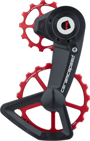CeramicSpeed OSPW X Coated Derailleur Pulley System for SRAM AXS XPLR - red/universal