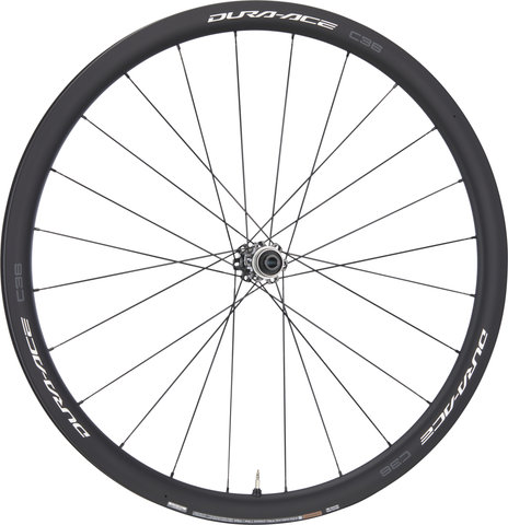 Shimano WH-R9270-C36-TL Dura-Ace Center Lock Disc Carbon Wheelset + Bag - black/Non Boost/Non Boost/142 mm/100 mm/28"/Shimano Road 12-speed/100 mm/Shimano Road 12-speed/100 mm/142 mm