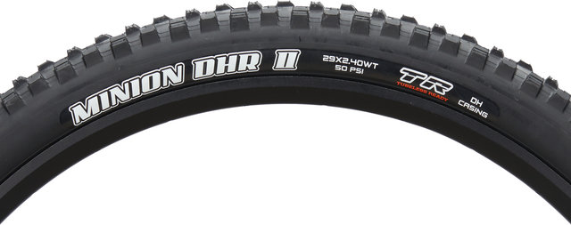 Maxxis Minion DHR II Dual DH WT TR 29" Drahtreifen - schwarz/29 "/61 mm/61-622/2.4 "