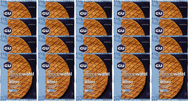 GU Energy Labs Energy Stroopwafel - 20 pieces - wild berries