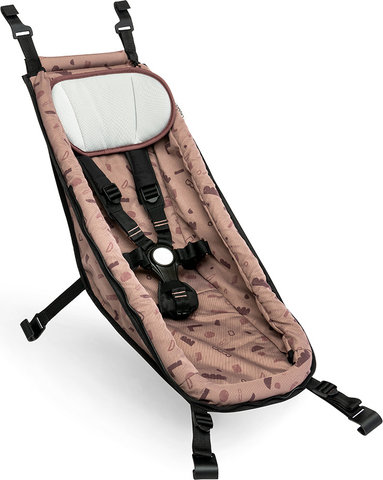 Croozer Babysitz für Kid Anhänger ab 2014 Kollektion Kraams - red patterned