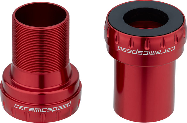 CeramicSpeed BB30 Shimano Road Bottom Bracket, 42 x 68 mm - red/BB30