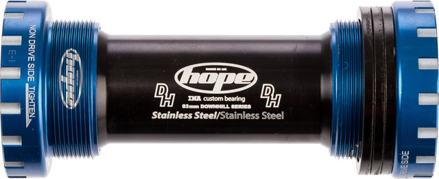 Hope Stainless Steel MTB Bottom Bracket - blue/BSA 83