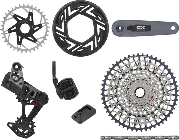 SRAM GX Eagle Transmission AXS 1x12-speed E-MTB Groupset for Bosch - dark polar/none/SRAM XD/10-52/SRAM XD/160,0 mm/without