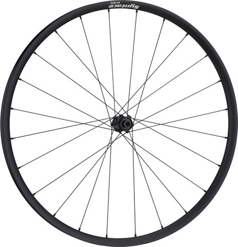 Syntace Juego de ruedas W25i Alu Disc Center Lock 28" - black/Juego 28" (RD 12x100 + RT 12x142) SRAM XDR