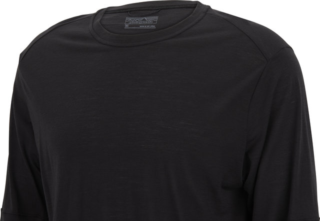 Patagonia Merino 3/4 Sleeve Bike Trikot - black/M