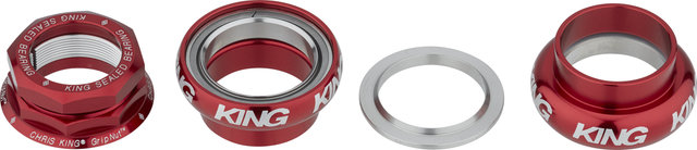 Chris King GripNut Bold EC34/28.6 - EC34/30 Threaded Headset - red/EC34/28,6 - EC34/30