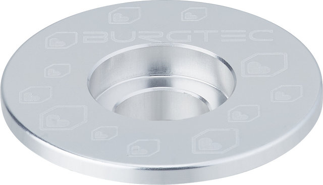 Burgtec Top Cap - rhodium silver