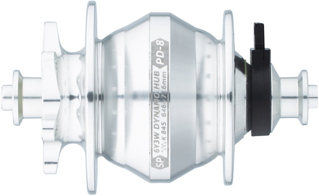 Shutter Precision PD-8X Dynamo Moyeu - 6 Trous - 15x100mm - noir - sans  fiche de connexion