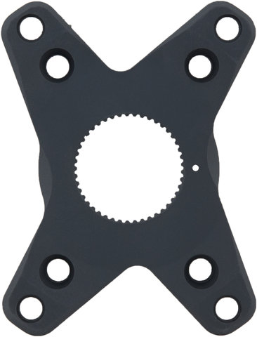 Rotor Gravel Spider, 4 brazos, círculo de agujeros de 110/80 mm - negro/universal