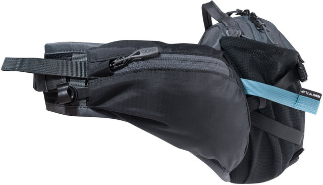 evoc Riñonera Hip Pack Pro + bolsas de agua 1,5 L T - black carbon-grey/3 litros