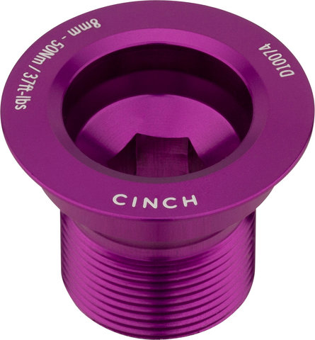 Race Face Left Crank Bolt for Cinch Crankset - gloss purple