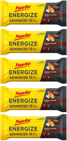Powerbar Barres Energize Advanced - 5 pièces - mocca-almond/275 g