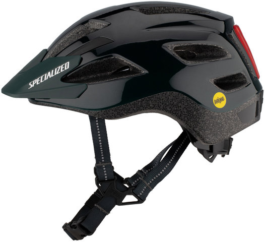 Specialized Casque Shuffle Child LED MIPS - gloss forest green-oasis/50 - 55 cm