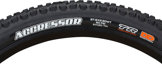 Maxxis Aggressor Double Down WT 27.5" Folding Tyre - black/27.5 /63 mm/63-584/2.5 