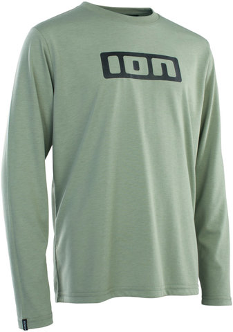 ION Maillot Logo L/S DR Kids - sea grass/140
