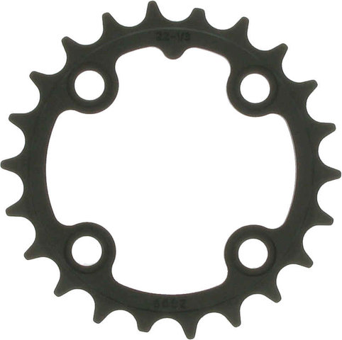 Truvativ MTB 4-arm Chainring, Aluminium, 64 mm BCD for X0 / X9 / X7 / X5 - black anodized/22 