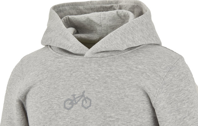 bc basic Sweat à capuche pour enfants vélo - heather grey/L/134, 140