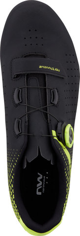 Northwave Core Plus 2 Road Shoes - black-yellow fluo/45