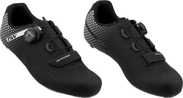 Northwave Chaussures Route Core Plus 2 Wide - black-silver/42