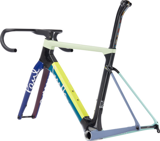 Factor OSTRO V.A.M. Disc Paul Smith Lim. Ed. T47a Shimano Carbon Frameset - paul smith/54 cm, 110 mm x 42 cm, SB 25 mm