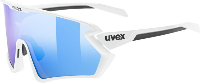 uvex Lunettes de Sport sportstyle 231 2.0 - white mat/mirror blue
