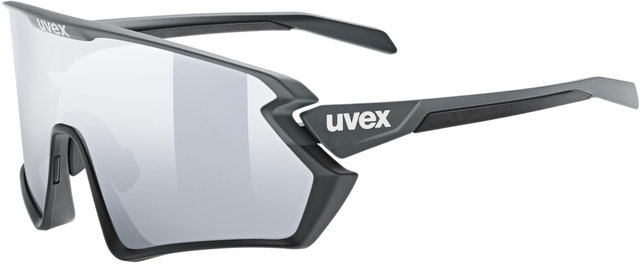 uvex Lunettes de Sport sportstyle 231 2.0 - black-grey mat/mirror silver