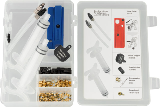 Tektro Kit de purge sans liquide de frein - universal