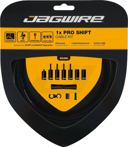 Jagwire 1X Pro Schaltzugset - black