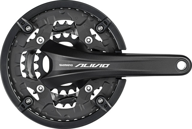 Shimano Set de Pédalier Alivio FC-T4060 avec Garde-Chaîne - noir/175,0 mm 22-32-44