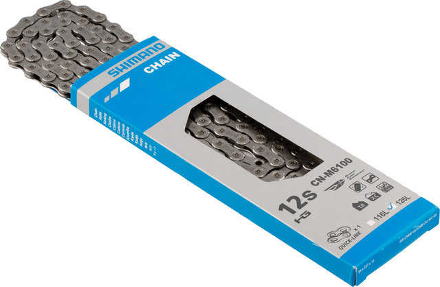 Shimano Chain CN-M6100 Quick-Link 12-speed - silver/126