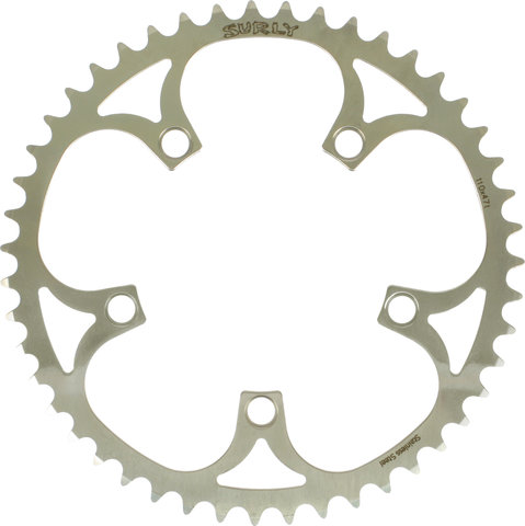 Surly Kettenblatt, 5-Arm, 110 mm Lochkreis - Edelstahl/34 Zähne