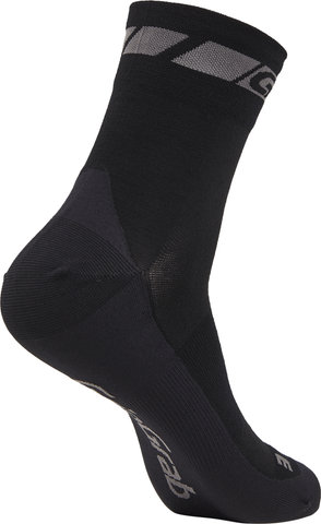 GripGrab Chaussettes Merino Regular Cut - Pack de 3 - black/41 - 44