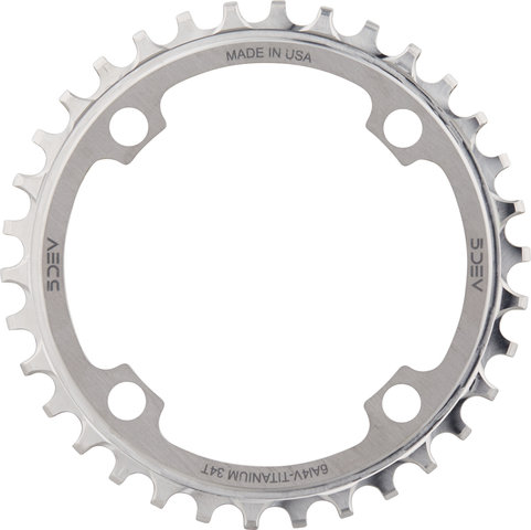 5DEV titanium chainring 104BCD 12-speed - raw/34 